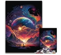Jigsaw Puzzles for Adults 1000 Colorful Planet Exploding Puzzles for Adults Perfect for Teenagers & Collectors, Ideal Home Decor & Travel Gift 50x75CM/19.68x29.52inch