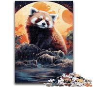 Jigsaw Puzzles for Adults 1000 Colorful Red Panda Puzzles,Challenging Game Gifts for Is Ideal As A Gift for The Whole Family (26x38cm)