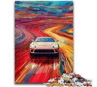 Jigsaw Puzzles for Adults 1000 Colorful Sports Cars Puzzles for Teenagers,Challenging Game for Is Ideal As A Gift for The Whole Family (38x26cm)