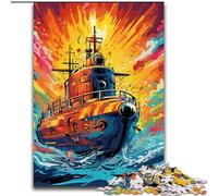 Jigsaw Puzzles for Adults 1000 Colorful Submarine Jigsaw Puzzles size : 38x26cm for Teenager & Families, Perfect DIY Decor & Brain-Teasing Challenge