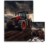 Jigsaw Puzzles for Adults 1000 Colorful Tractor cardboard Jigsaw for Teenagers, Couples, And Friends for Birthdays, Christmas 26X38CM/10.23x14.96inch