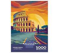 Jigsaw Puzzles for Adults 1000 Colosseum at Sunset Puzzle for Adults Anti-Stress Toys Improve Memory Gifts for Friends And Family 70x50cm/1000pcs