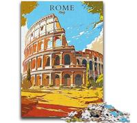 Jigsaw Puzzles for Adults 1000 Colosseum Rome Italy Puzzles,Challenging Game Gifts for Is Ideal As A Gift for The Whole Family (26x38cm)