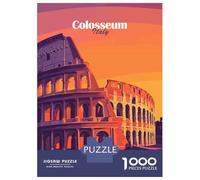 Jigsaw Puzzles for Adults 1000 Colosseum Sunset Adult Jigsaw Puzzle Hands-on Game Precision Cutting Gifts for Friends And Family 52x38cm/1000pcs