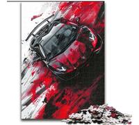 Jigsaw Puzzles for Adults 1000 Colourful Classic Sports Cars Made of Wood, for Teenagers Age Group 14+, Home Decor 50x75cm DIY Art Decor