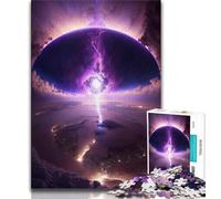 Jigsaw Puzzles for Adults 1000 Colourful Fantasy Cosmic Black Hole Puzzles for Teenagers,Challenging Game Toys Wall Decoration Unique Birthday And Xmas Gifts 38x26cm