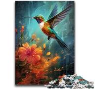 Jigsaw Puzzles for Adults 1000 Colourful Hummingbirds Adult Jigsaw,learning Educational Is Ideal As A Gift for The Whole Family (26x38cm)