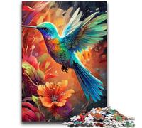 Jigsaw Puzzles for Adults 1000 Colourful Hummingbirds Puzzles,Challenging Game Gifts for Is Ideal As A Gift for The Whole Family (26x38cm)