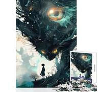 Jigsaw Puzzles for Adults 1000 Confronting The Monster Home Decoration Toys Funny Gift Impossible Game Interesting Stress Reduction (Size 38x26cm)