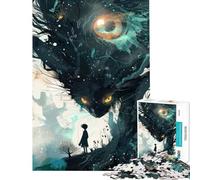 Jigsaw Puzzles for Adults 1000 Confronting The Monster Jigsaw 1000 Pieces Home Decoration Toys Wall Decoration Gifts for Friends And Family (38x26cm)