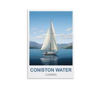 Jigsaw Puzzles for Adults 1000,Coniston Water Cumbria PostersPuzzles for adults, stimulating puzzles, puzzle game for the whole family for women 52x38CM