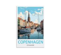 Jigsaw Puzzles for Adults 1000 Copenhagen Denmark Poster 1000 Piece Impossible Puzzle for Adults Educational Games 38x52CM