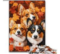 Jigsaw Puzzles for Adults 1000 Corgi, Stress Reliever Difficult Challenge Secret Santa Gifts for Age 14 Years Up (Size 26x38cm)