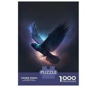 Jigsaw Puzzles for Adults 1000 Cosmic Flight of The Raven Jigsaw for Adults Relaxing Games Presents for Women Challenging To Complete 38x26cm/1000pcs