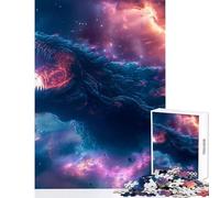 Jigsaw Puzzles for Adults 1000 Cosmic Nebulous Nightmare Educational Toy Art Work Gift Educational Game Artists' Collection, Fine Arts Size 38x52cm