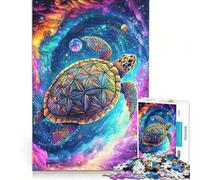 Jigsaw Puzzles for Adults 1000 Cosmic Turtle Nebula, Brain Teaser Game, Parent-child Interaction, Enhance Love between Couples 38x26cm