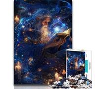 Jigsaw Puzzles for Adults 1000 Cosmic Wizard Adult Puzzles,Toys Educational Games Stress Relieving Unique Birthday And Gifts 38x26cm