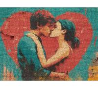 Jigsaw Puzzles for Adults 1000, Couples Kissing 1000 Piece Puzzles for Adults, Jigsaw Puzzle Games Classic Educational, Games and Family Activities, for Home Wall Decoration, Great Gift Idea R0KH-718