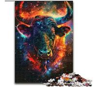 Jigsaw Puzzles for Adults 1000 Cows in The Stars Puzzle Made of cardboard,Challenging Brain Teaser for Teenagers, Family Game Night Fun 1000pcs(26x38cm)