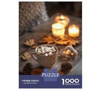 Jigsaw Puzzles for Adults 1000 Cozy Autumn Evening Jigsaw for Adults Relaxing Games Presents for Women Challenging To Complete 70x50cm/1000pcs
