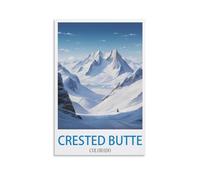 Jigsaw Puzzles for Adults 1000，Crested Butte Colorado Ski Puzzles for Adults, Challenging Puzzles, Puzzle Game for The Whole for Women,Gifts for Men, 38x26cm
