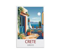 Jigsaw Puzzles for Adults 1000 Crete Greece 1000 Piece Puzzle Challenging Game for The Whole for Women,Gifts for Men 26x38cm