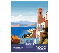Jigsaw Puzzles for Adults 1000 Crete Greece Puzzles for Adults DIY Toys Pattern Assembly Gifts for Friends And Family 52x38cm/1000pcs