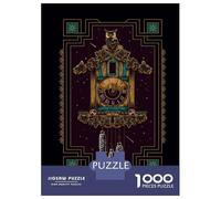 Jigsaw Puzzles for Adults 1000 Cuckoo Clock Wall Art Print Jigsaw for Adults Relaxing Games Presents for Women Challenging To Complete 38x26cm/1000pcs