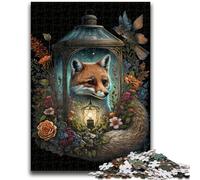 Jigsaw Puzzles for Adults 1000 Cute Fox Challenging Game Toys Deal As Gifts for The Whole Family for Ages 14+ 50x75cm