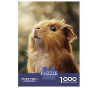 Jigsaw Puzzles for Adults 1000 Cute Guinea Pig Portrait Jigsaws for Adults Relaxing Games Stress Reliever Challenging To Complete 52x38cm/1000pcs