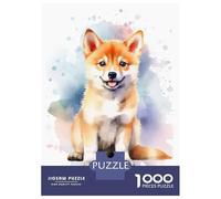 Jigsaw Puzzles for Adults 1000 Cute Shiba Inu Dog Puppy Puzzles for Adults DIY Toys Pattern Assembly Gifts for Friends And Family 38x26cm/1000pcs