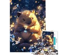 Jigsaw Puzzles for Adults 1000 Cute Wombat Dreamy Artwork - Little Paws for Educational Game Toys Educational Games Secret Santa Gifts Presents for Women (size 50x75cm)
