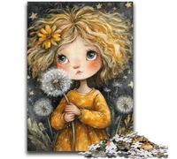 Jigsaw Puzzles for Adults 1000 Dandelion Girl Suitable for Ages 14 And Up Family Games Deal As Gifts for The Whole Family 26x38cm