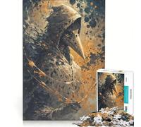 Jigsaw Puzzles for Adults 1000 Dark Hooded Plague Doctor, Brain Teaser Game, Interesting Stress Reduction, Challenging Game Gifts 38x52cm