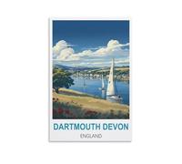 Jigsaw Puzzles for Adults 1000,Dartmouth Devon Englands 1000 Piece Puzzle Challenging Game for The Whole for Women,Gifts for Men 70x50cm