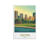 Jigsaw Puzzles for Adults 1000,Dayton Ohio 1000 Piece Puzzle Challenging Game for The Whole for Women,Gifts for Men 38x26cm