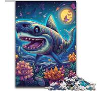 Jigsaw Puzzles for Adults 1000 Deep Jaws Jigsaw Puzzles for Adults size 50x75cm for Teenagers & Family Fun - DIY Brain Teaser Game Gift