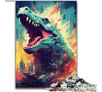 Jigsaw Puzzles for Adults 1000 Deinosuchus Beast, for Age 14 Years And over Home Decor As A Gift for The Whole Family And Friends (Size 50x75cm)