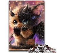 Jigsaw Puzzles for Adults 1000 Demon Cat Adult Jigsaw,learning Educational Is Ideal As A Gift for The Whole Family (26x38cm)