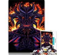 Jigsaw Puzzles for Adults 1000 Demon from Hell Adult Jigsaw,learning Educational Is Ideal As A Gift for The Whole Family 26x38cm