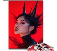 Jigsaw Puzzles for Adults 1000 Devil Girl, Suitable for People Aged 14 And Above Challenging To Complete But Fun And Humorous Great Gift (Size 26x38cm)