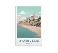 Jigsaw Puzzles for Adults 1000，Dinard Villas France Puzzles for Adults, Challenging Puzzles, Puzzle Game for The Whole for Women,Gifts for Men, 52x38cm