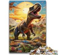 Jigsaw Puzzles for Adults 1000 Dinosaur World Adult Jigsaw,learning Educational Is Ideal As A Gift for The Whole Family (75x50cm)