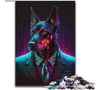Jigsaw Puzzles for Adults 1000 Doberman Boss Puzzles for Adults size 50x75cm Fun at Home Activities, Birthday Present, Travel Gifts