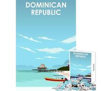 Jigsaw Puzzles for Adults 1000 Dominican Republic Puzzles for Teenagers Precision Cutting Train Your Brain And Hands Beautiful Design Game (38x52cm)
