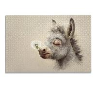 Jigsaw Puzzles for Adults 1000, Donkey Jigsaw Puzzles for Adults, Animal Jigsaws Puzzle with Exquisite Packaging Box, Impossible Wooden Puzzle for Home Decor, Gifts for Women, Gifts for Men, -3474