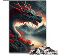 Jigsaw Puzzles for Adults 1000 Dragon Asian, for Age 14 Years And over Home Decor As A Gift for The Whole Family And Friends (Size 26x38cm)