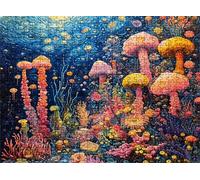 Jigsaw Puzzles for Adults 1000 dream flower-4, Challenging Difficult Puzzle Wooden, 1000 Piece Jigsaw Puzzles for Adults Educational Game Decompression, Large Size Wall Art 29.5 x 19.7 inches w0-606