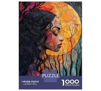 Jigsaw Puzzles for Adults 1000 Dreaming Woman Jigsaw for Adults Relaxing Games Pattern Assembly Gifts for Friends And Family 52x38cm/1000pcs