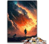 Jigsaw Puzzles for Adults 1000 Dreamy Surreal Sunset Educational Family Game Deal As Gifts for The Whole Family for And Age 14 Years Up 26x38cm